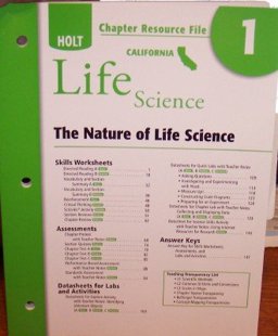 Crf Ch #1 Holt California Sci 2007 Life