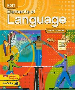 Elements of Language, First Course Grade 7  9780030941931 Front Cover