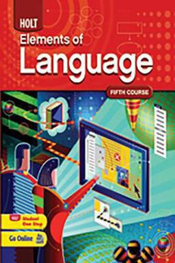 Holt Elements of Language  9780030941979 Front Cover