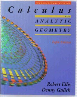Calculus with Analytic Geometry Calculus with Analytic Geometry