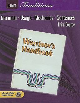 Holt Traditions Warriner's Handbook