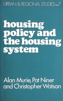 Housing Policy and the Housing System