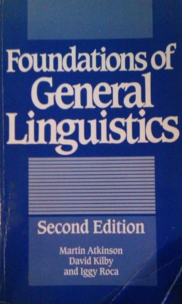 Foundations of General Linguistics