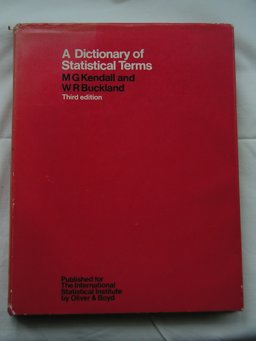 A Dictionary of Statistical Terms A Dictionary of Statistical Terms