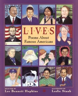 Lives Poems about Famous Americans  9780060277673 Front Cover