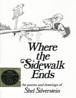 Where the Sidewalk Ends Book and CD Poems and Drawings  9780060291693 Front Cover