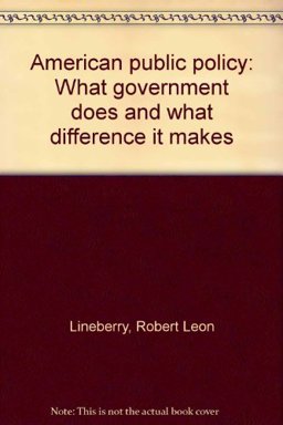 American Public Policy American Public Policy