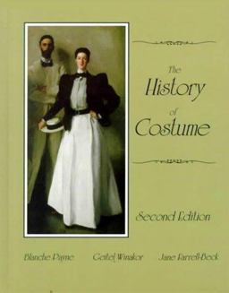 History of Costume 2nd 9780060471415 Front Cover