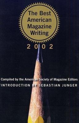 Best American Magazine Writing 2002  9780060515720 Front Cover