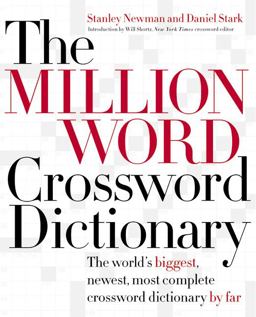 Million Word Crossword Dictionary  9780060517564 Front Cover