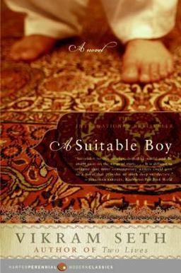 Suitable Boy A Novel  9780060786526 Front Cover