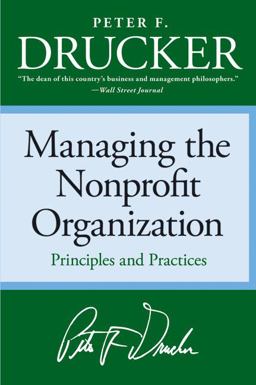 Managing the Nonprofit Organization  9780060851149 Front Cover