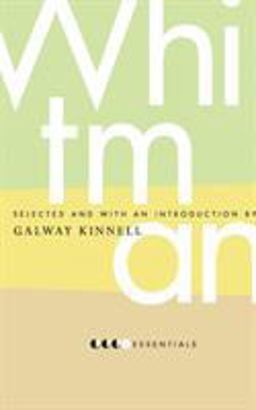 Essential Whitman  9780060887926 Front Cover