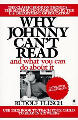 Why Johnny Can't Read? And What You Can Do about It  9780060913403 Front Cover