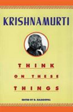 Think on These Things  9780060916091 Front Cover