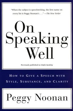 On Speaking Well  9780060987404 Front Cover