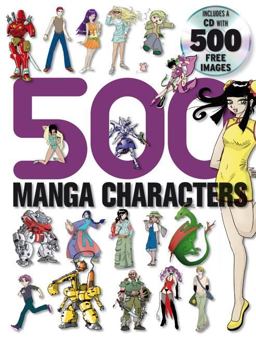 500 Manga Characters  9780061256523 Front Cover