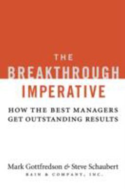 The Breakthrough Imperative