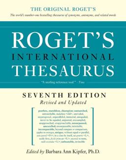 Roget's International Thesaurus, 7th Edition 7th 9780061715228 Front Cover