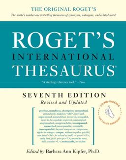 Roget's International Thesaurus, 7e, Thumb Indexed 7th 9780061715235 Front Cover