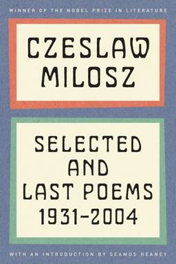 Selected and Last Poems 1931-2004  9780062095886 Front Cover