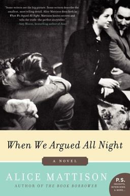 When We Argued All Night  9780062120373 Front Cover