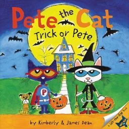Pete the Cat: Trick or Pete A Halloween Lift-The-Flap Book for Kids  9780062198709 Front Cover