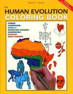 Human Evolution Coloring Book 2nd 9780062737175 Front Cover