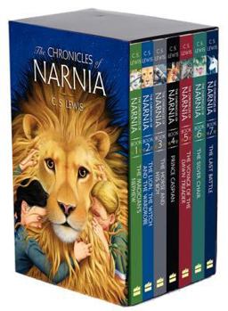 Chronicles of Narnia Box Set (Books 1 To 7) The Magician's Nephew, the Lion, the Witch and the Wardrobe, the Horse and His Boy, Prince Caspian, the Voyage of the Dawn Treader, the Silver Chair, the Last Battle  9780064405379 Front Cover