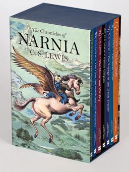 Chronicles of Narnia Full-Color Paperback 7-Book Box Set The Magician's Nephew, the Lion, the Witch and the Wardrobe, the Horse and His Boy, Prince Caspian, the Voyage of the Dawn Treader, the Silver Chair, the Last Battle  9780064409391 Front Cover