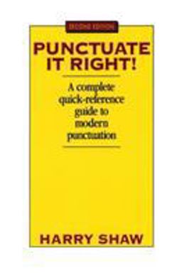 Punctuate It Right 2nd 9780064610452 Front Cover