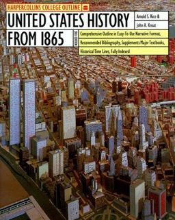 HarperCollins College Outline United States History From 1865 20th 9780064671002 Front Cover