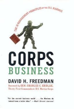 Corps Business The 30 Management Principles of the U. S. Marines  9780066619798 Front Cover