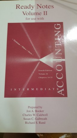 Ready Notes to Accompany Intermediate Accounting Ready Notes to Accompany Intermediate Accounting