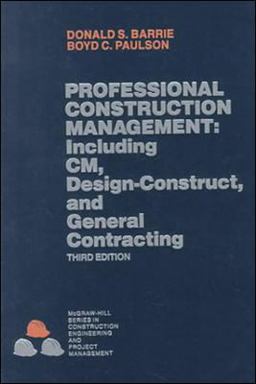 Professional Construction Management 3rd 9780070038899 Front Cover