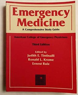 Emergency Medicine : A Comprehensive Study Guide 3rd 9780070041592 Front Cover