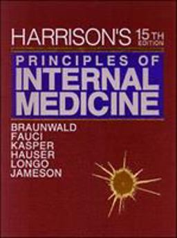Harrison's Principles of Internal Medicine 15th 9780070072725 Front Cover