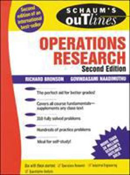 Schaum's Outline of Operations Research 2nd 9780070080201 Front Cover