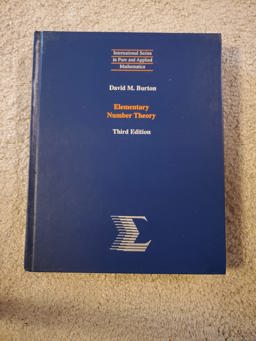 Elementary Number Theory 3rd 9780070094635 Front Cover