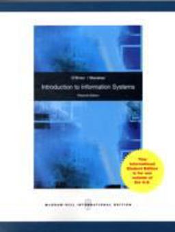 Introduction to Information Systems 15th 2010 9780070167087 Front Cover