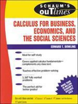 Schaum's Outline of Calculus for Business, Economics, and the Social Sciences  9780070176737 Front Cover