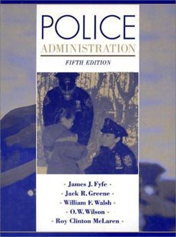 Police Administration 5th 9780070225664 Front Cover