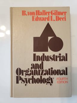 Industrial and Organizational Psychology