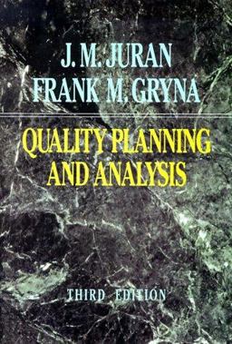 Quality Planning and Analysis 3rd 9780070331839 Front Cover