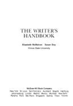 The Writer's Handbook The Writer's Handbook