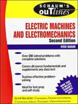 Schaum's Outline of Electric Machines &amp; Electromechanics 2nd 9780070459946 Front Cover