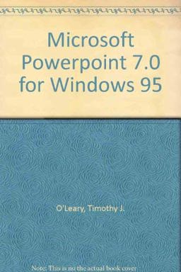 Microsoft PowerPoint 7.0 for Windows 95