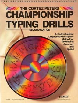 Cortez Peters Championship Typing Drills 2nd 9780070496378 Front Cover