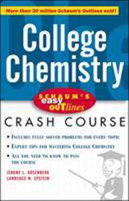Schaum's Easy Outlines of College Chemistry  9780070527140 Front Cover