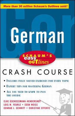 Schaum's Easy Outline of German  9780070527171 Front Cover
